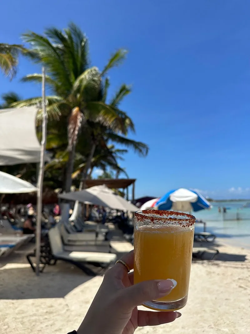 Beach drinks Mahahual